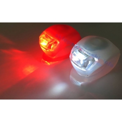 Lampki rowerowe silikonowe LED przód i tył